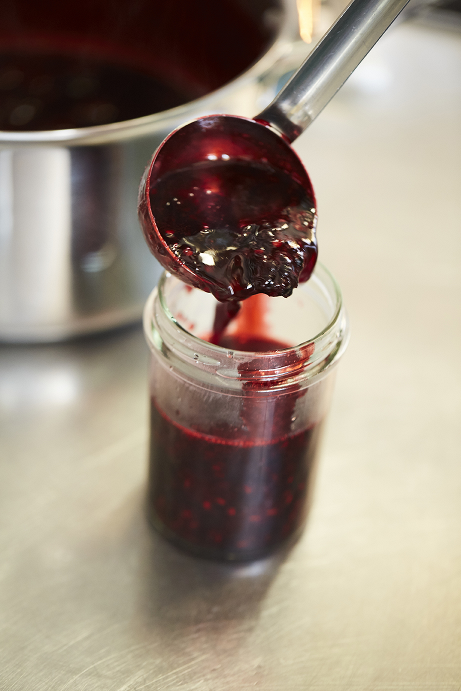 Confituur maken van rood fruit Bewaartechnieken voedsel
